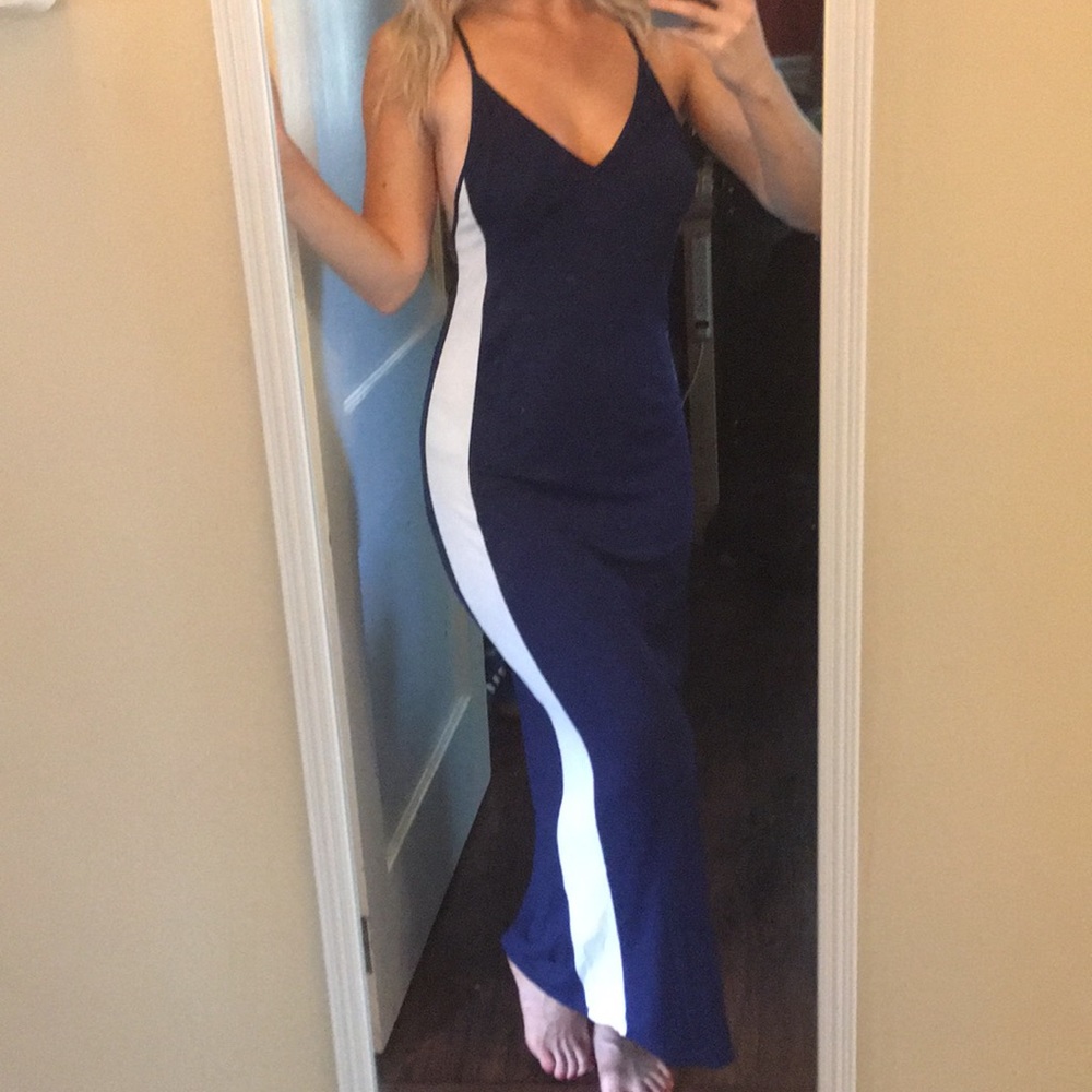 Racer back maxi dress